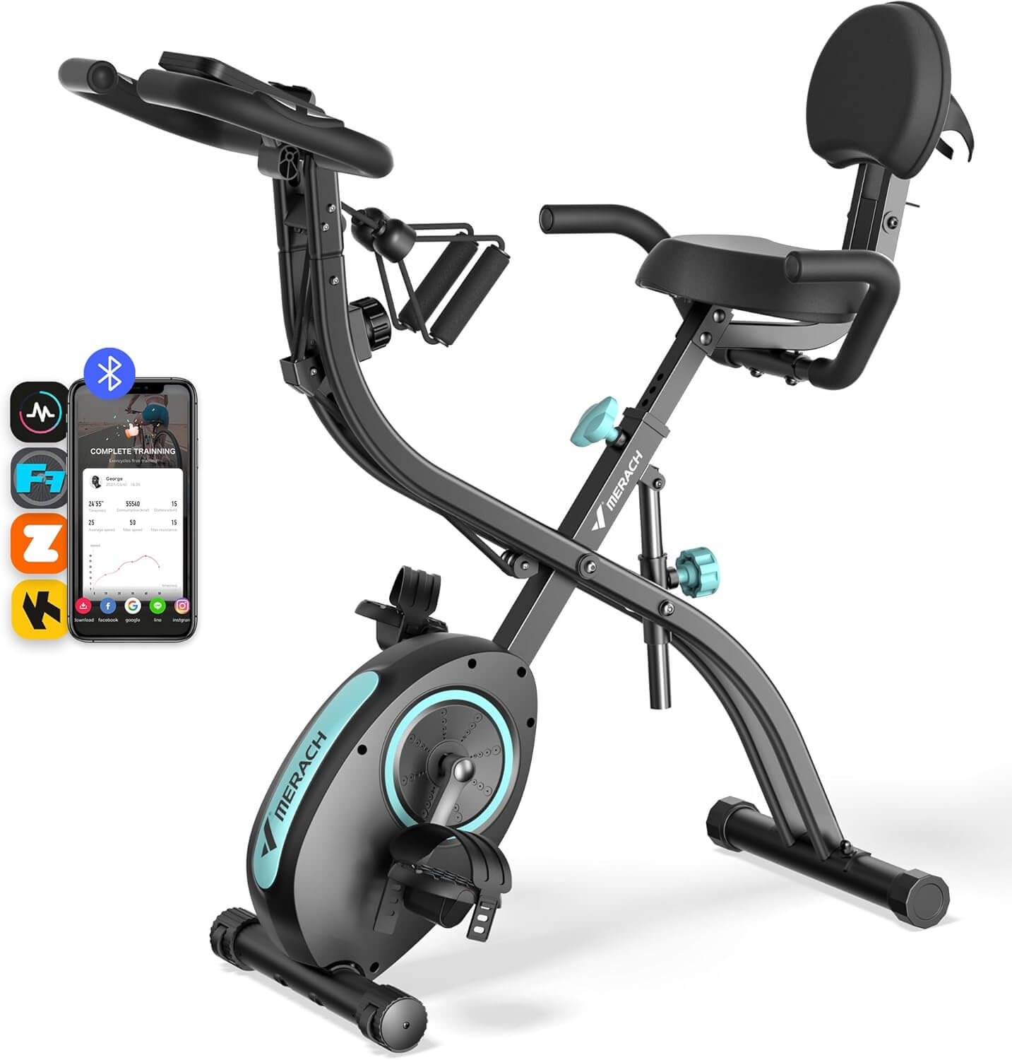 MERACH MR-S15 4-In-1 Folding Exercise Bike