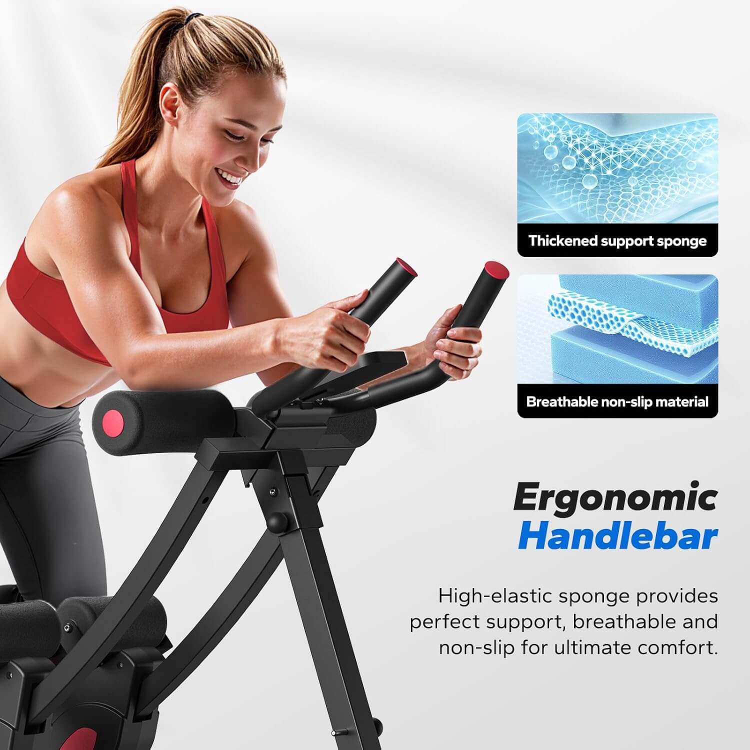 MERACH Adjustable Ab Trainer Machine