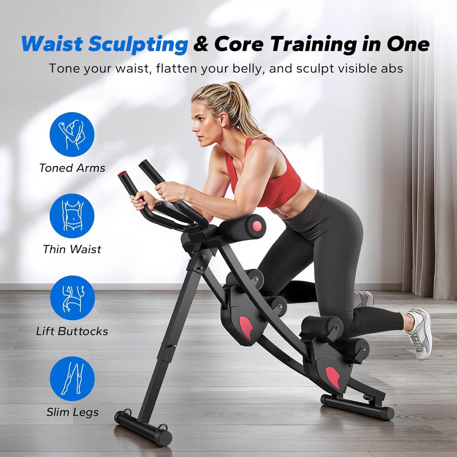 MERACH Adjustable Ab Trainer Machine