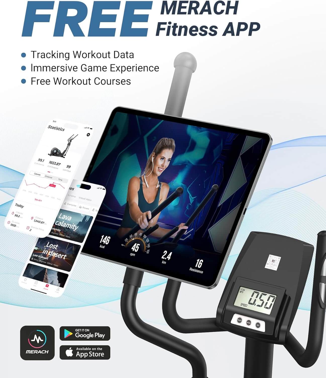 MERACH E09 Elliptical Machine