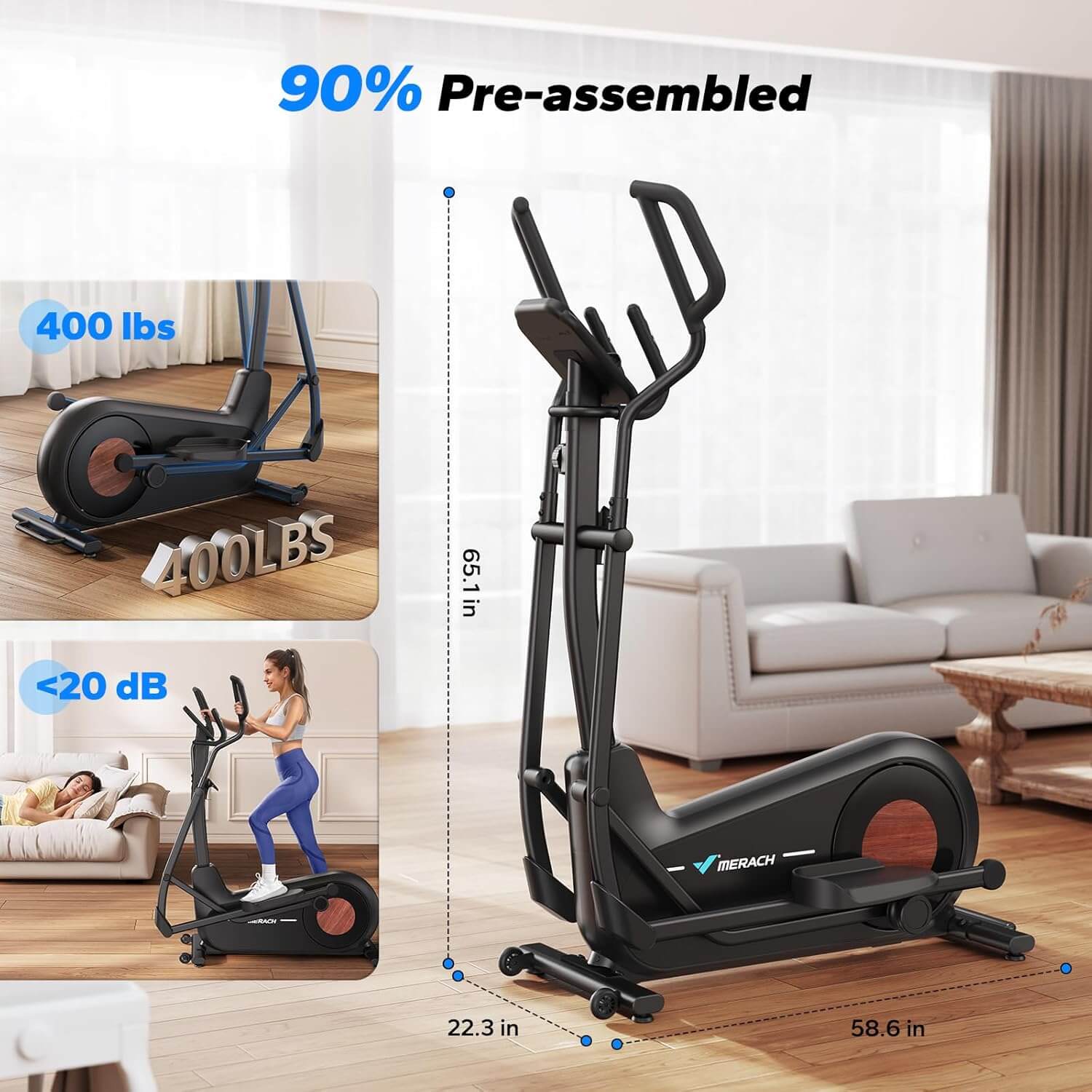 MERACH E27 Elliptical Machine