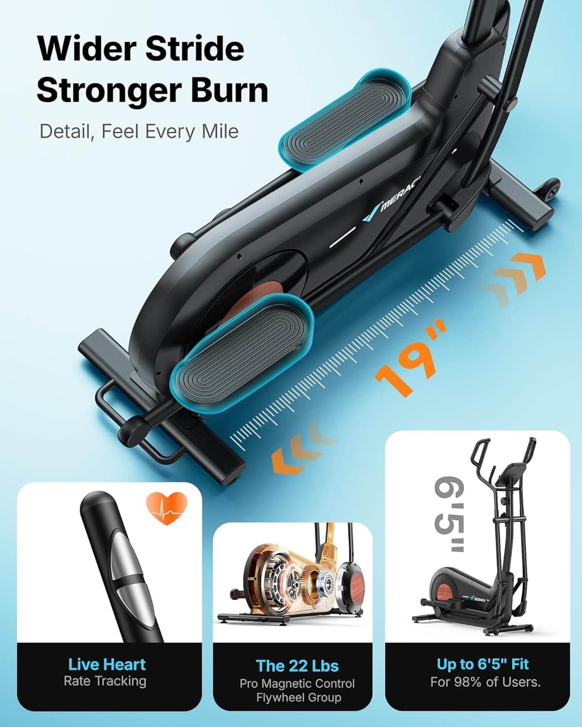 MERACH E27 Elliptical Machine