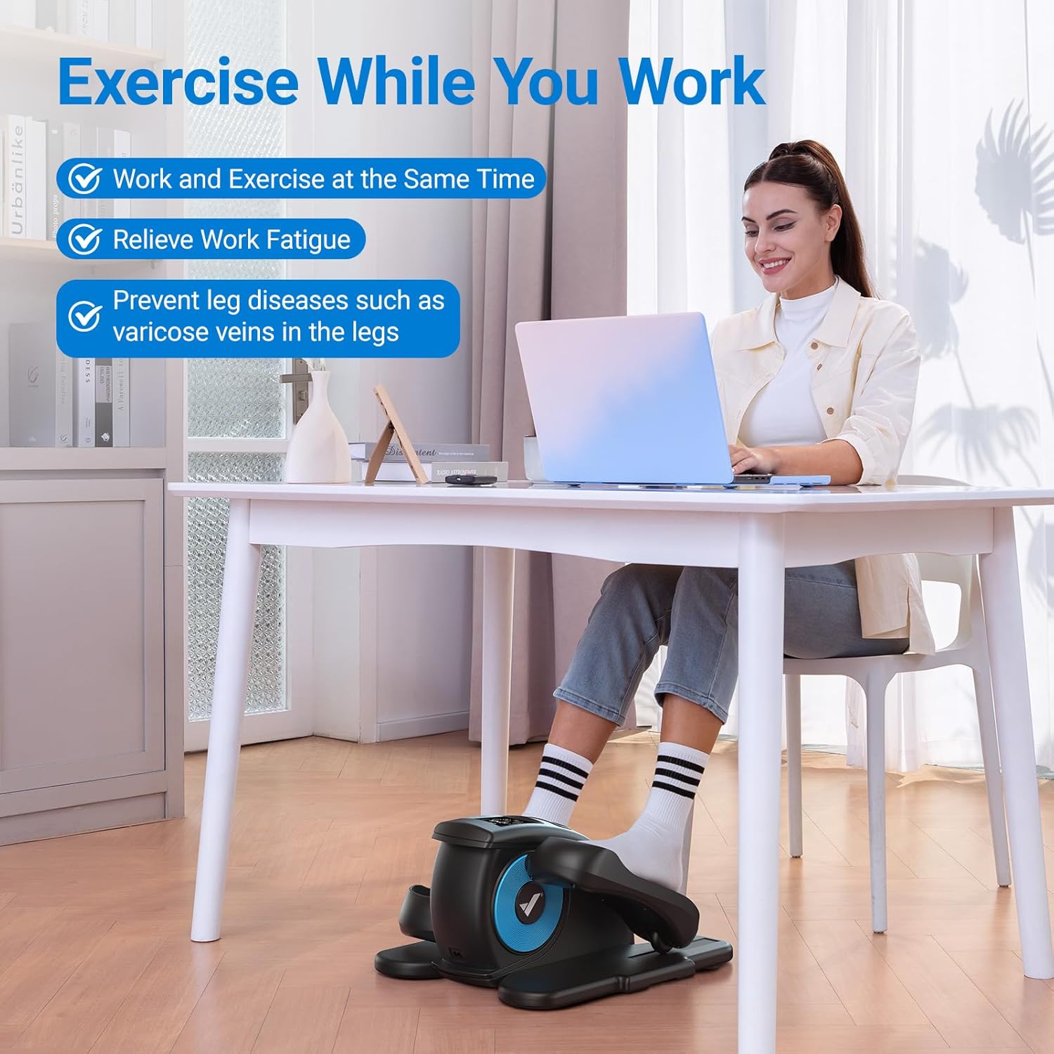 MERACH MR-E34 Under Desk Elliptical Machine