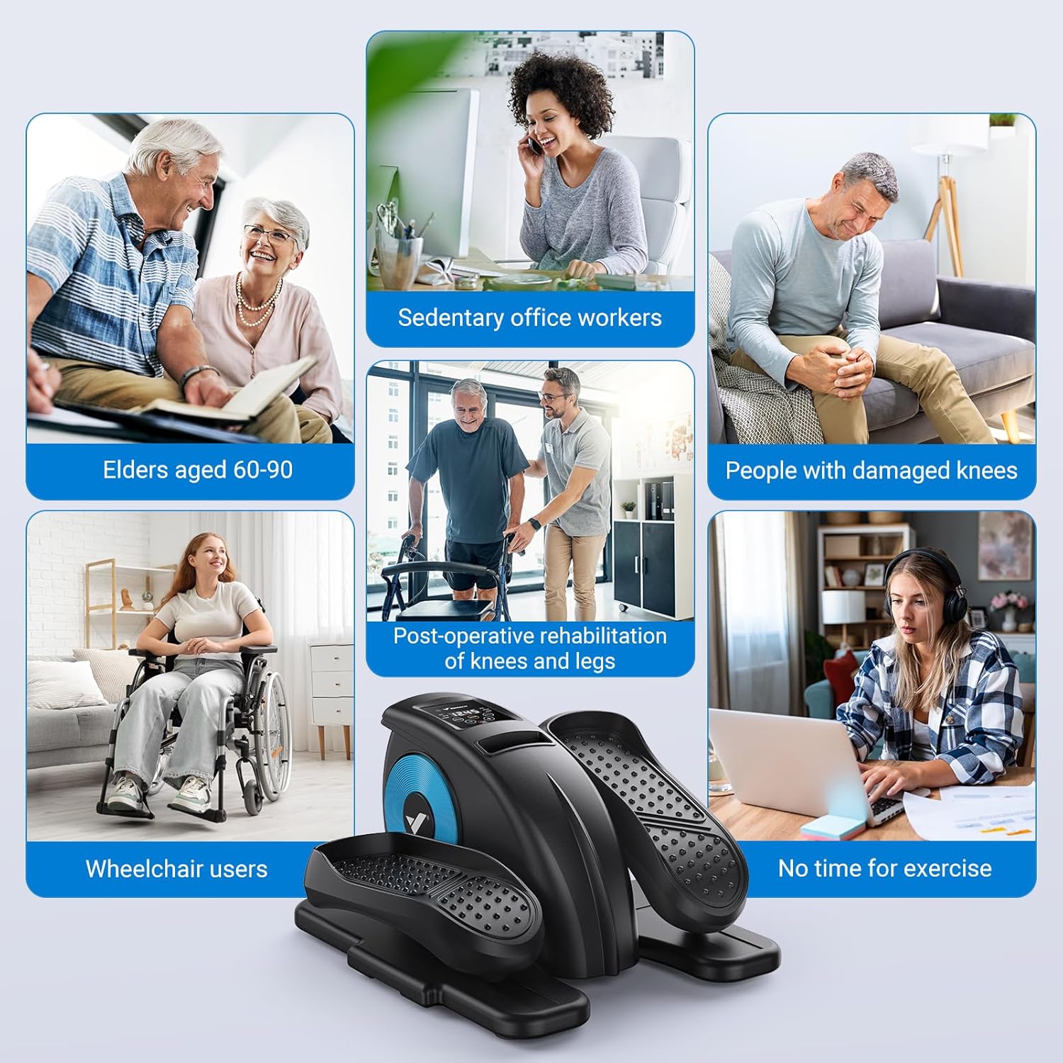 MERACH MR-E34 Under Desk Elliptical Machine