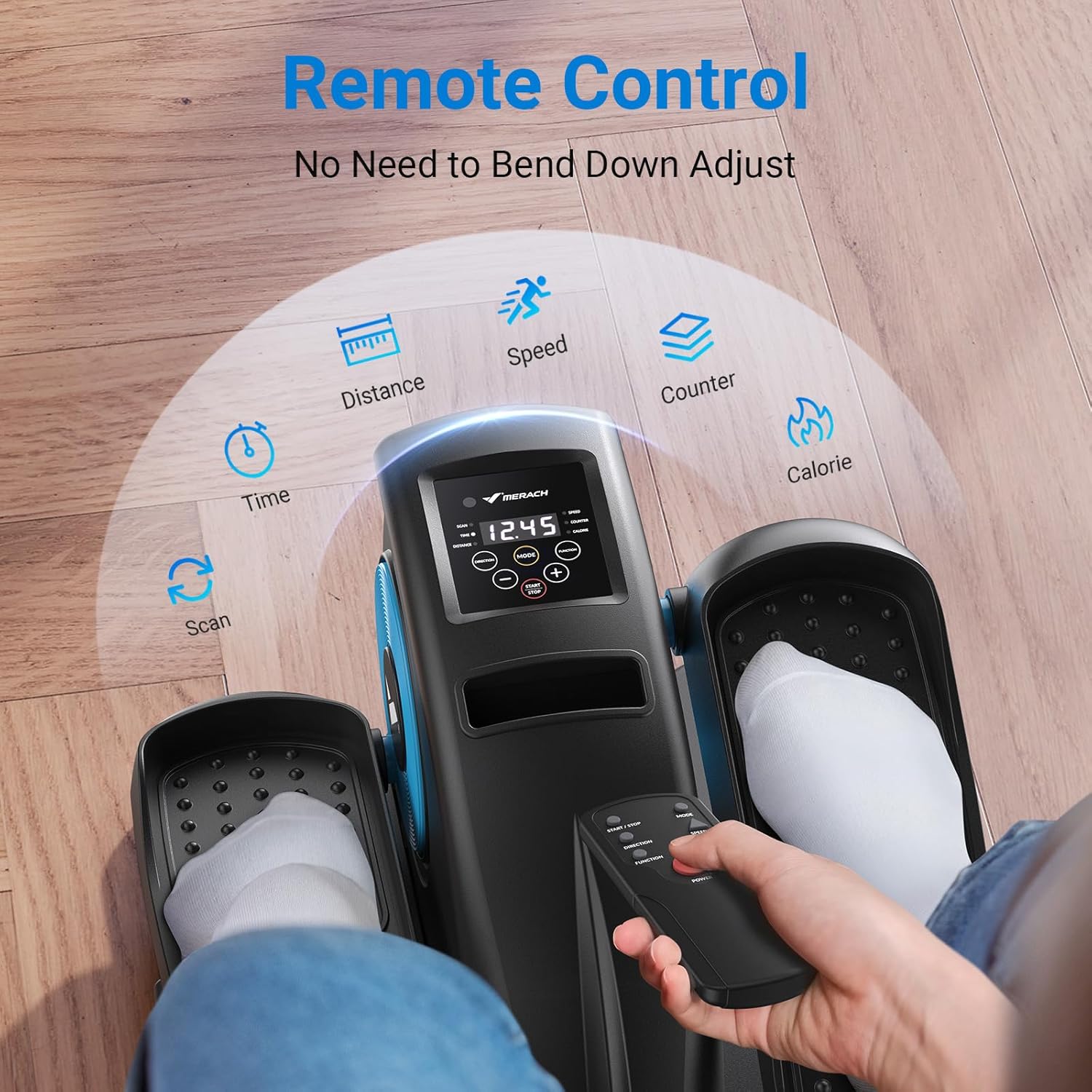 MERACH MR-E34 Under Desk Elliptical Machine