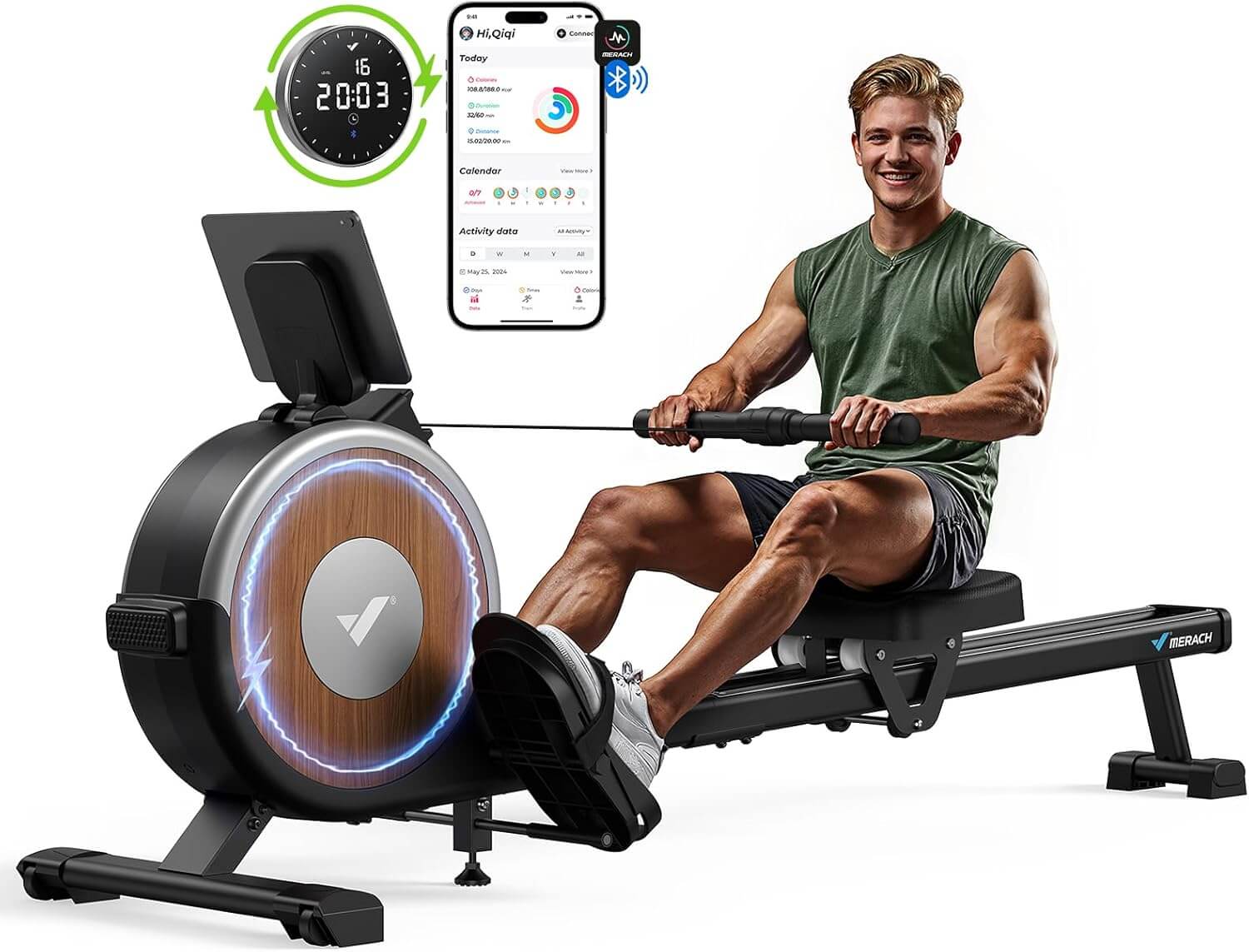 March Rowing Machine MERACH MR-R02 Magnetic Rowing Machine — Upzy.com