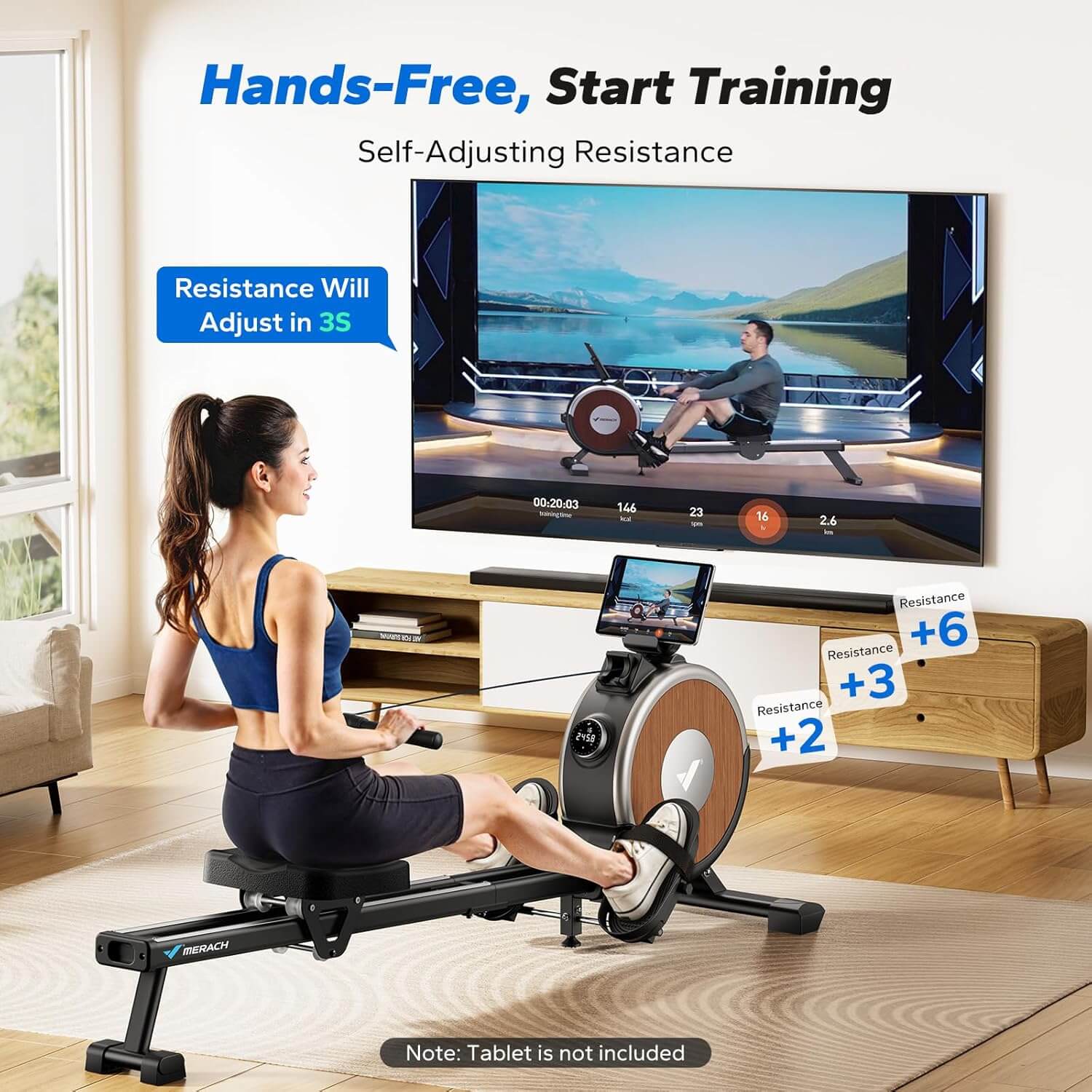 Merik Rowing Machine MERACH MR-R02 Magnetic Rowing Machine — Upzy.com
