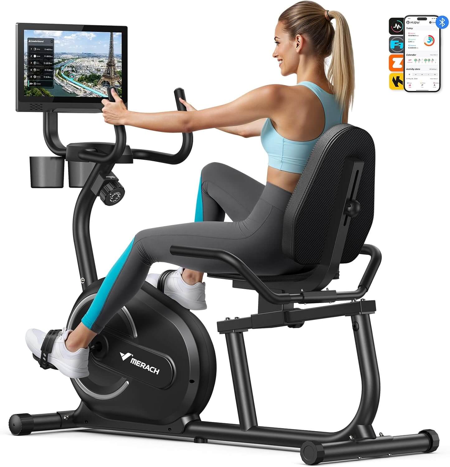 MERACH MR-S08B3 Recumbent Exercise Bike