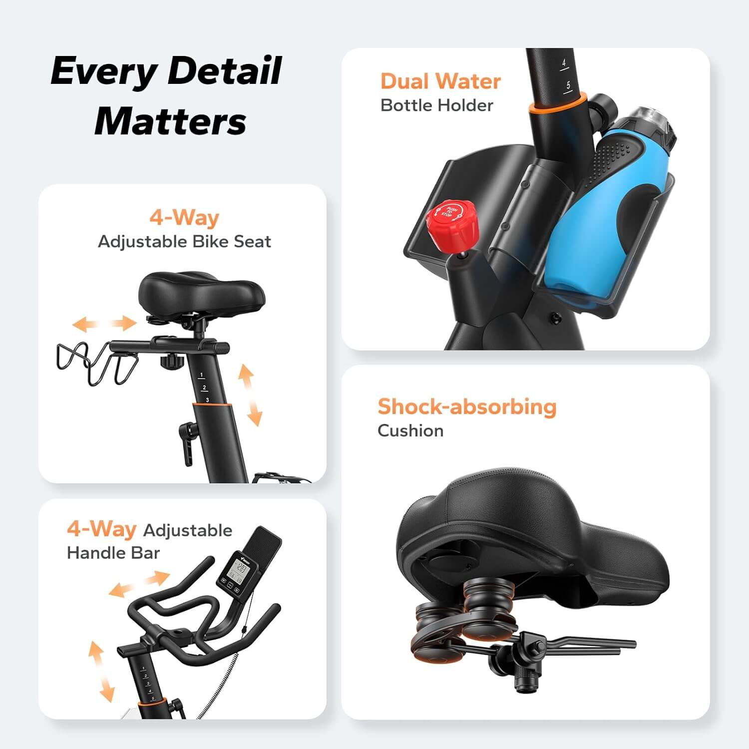 MERACH MR-S29B2 Magnetic Exercise Bike