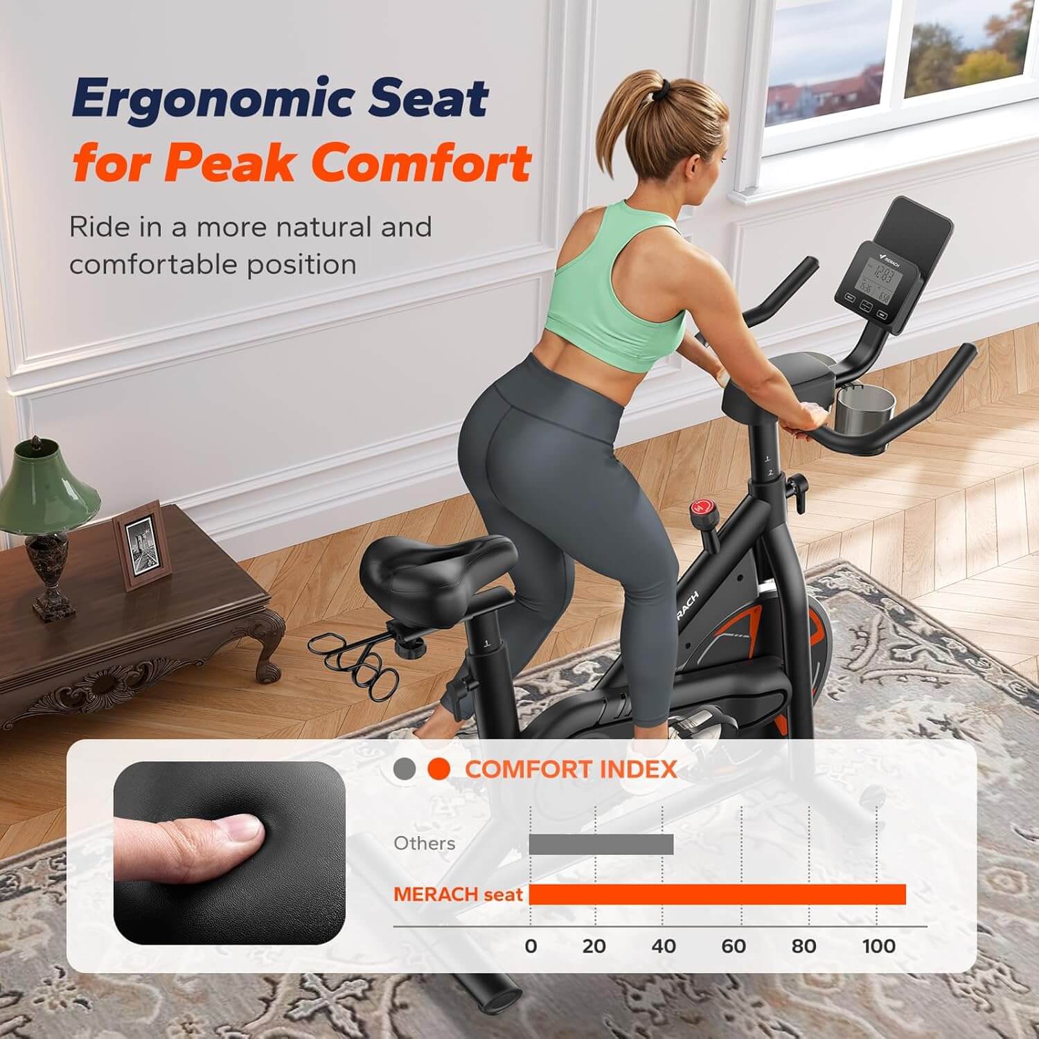 MERACH MR-S36 Magnetic Exercise Bike
