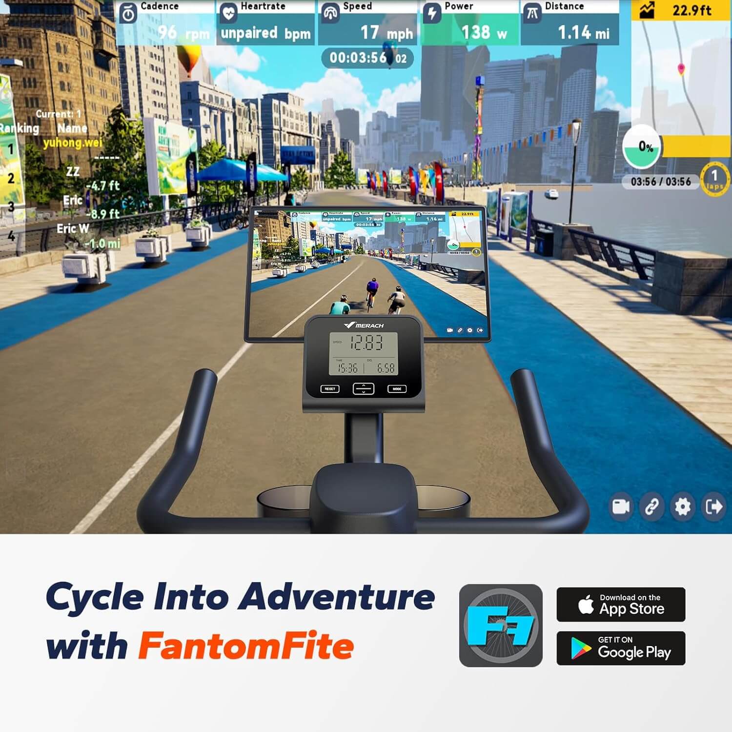 MERACH MR-S36 Magnetic Exercise Bike