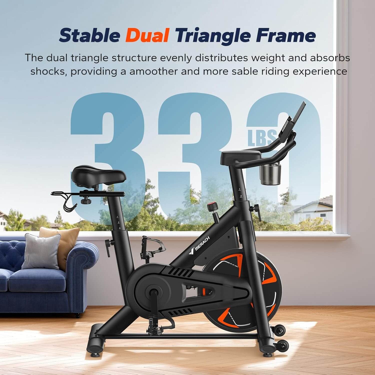 MERACH MR-S36 Magnetic Exercise Bike