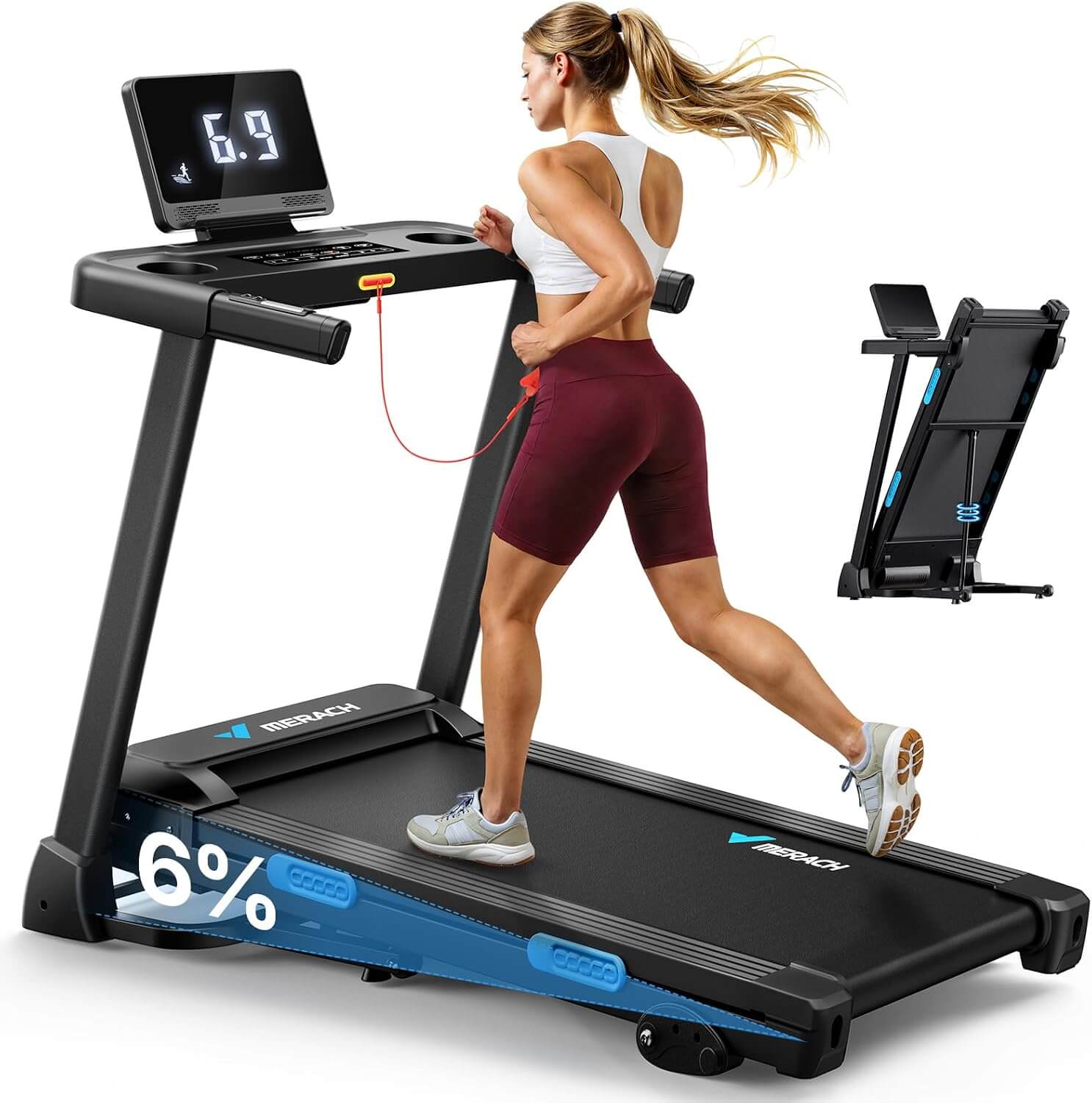 MERACH MR-T12 Running Incline Foldable Treadmill