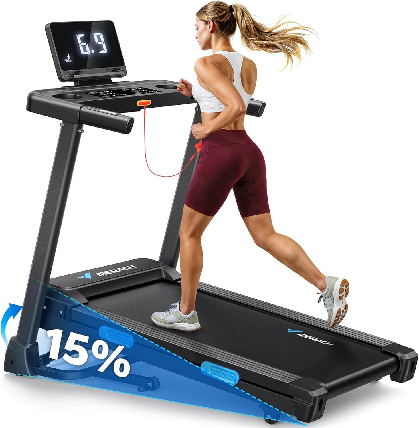 MERACH MR-T12 Running Incline Foldable Treadmill
