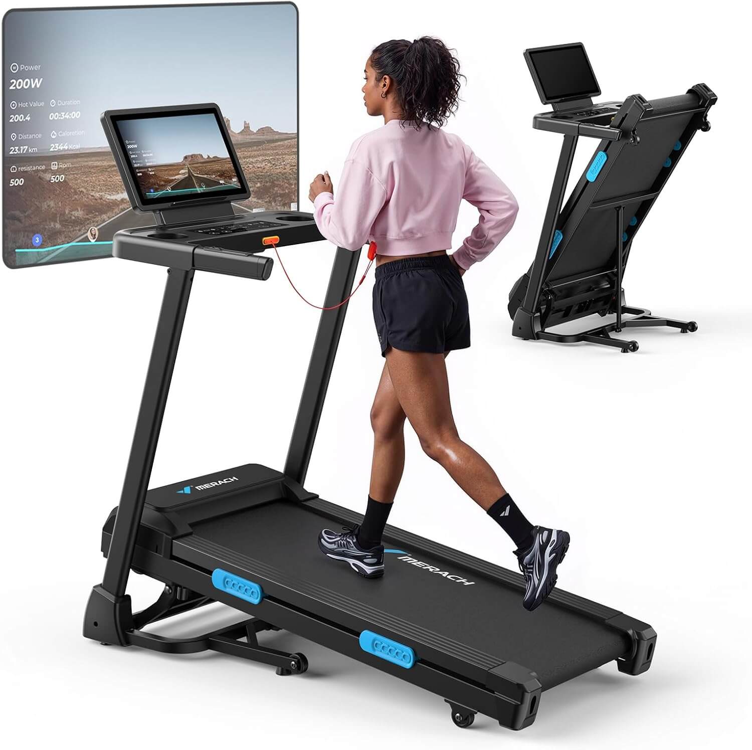 MERACH MR-T12 Running Incline Foldable Treadmill