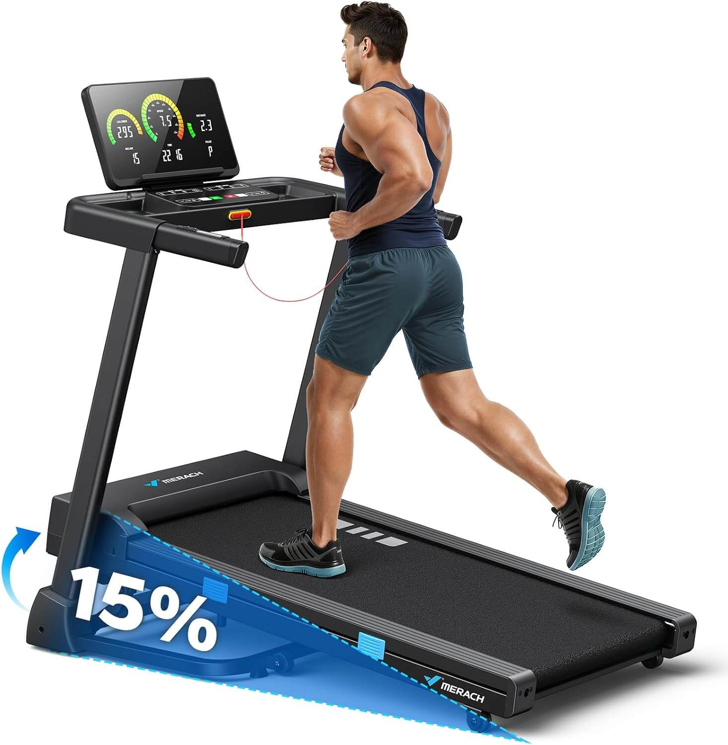 MERACH MR-T12 Running Incline Foldable Treadmill