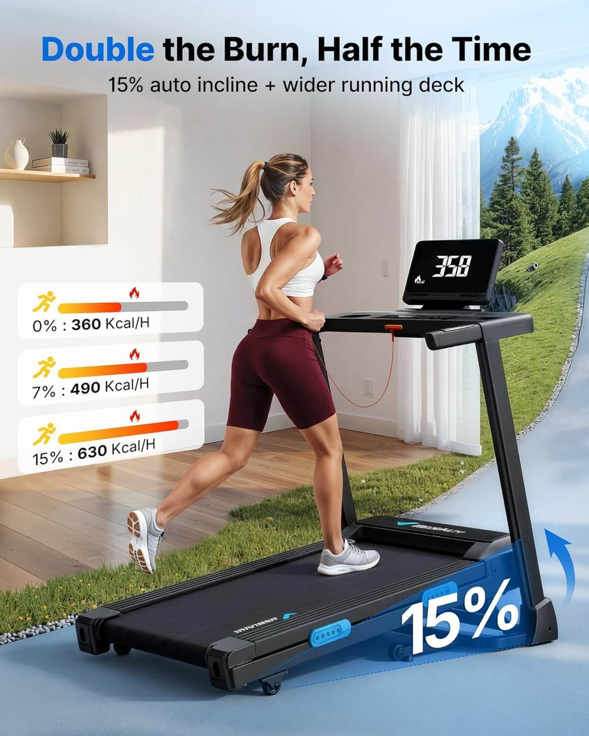 MERACH MR-T12 Running Incline Foldable Treadmill