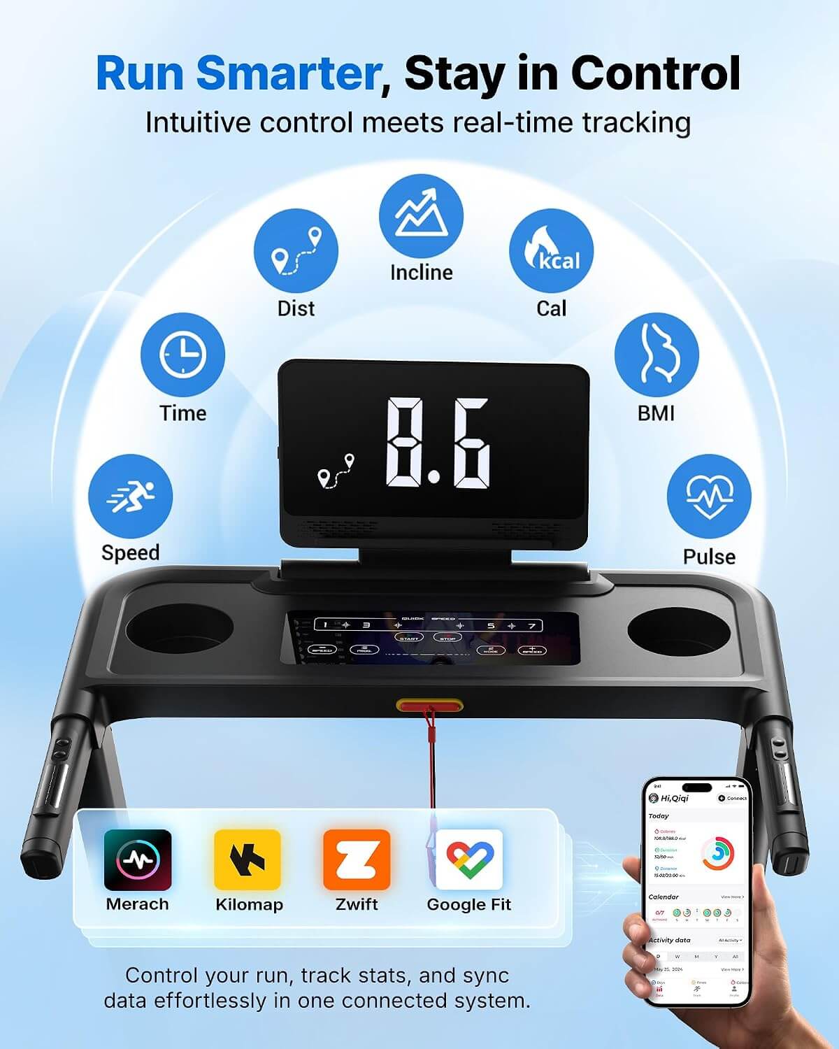 MERACH MR-T12 Running Incline Foldable Treadmill