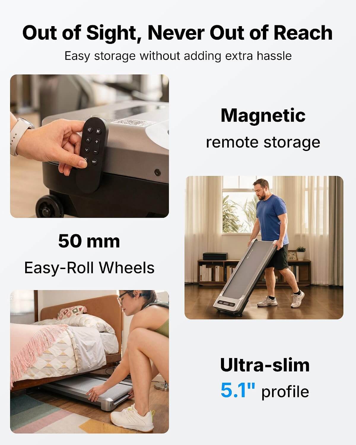 MERACH MR-T27 UltraWalk W60 Walking Pad Treadmill