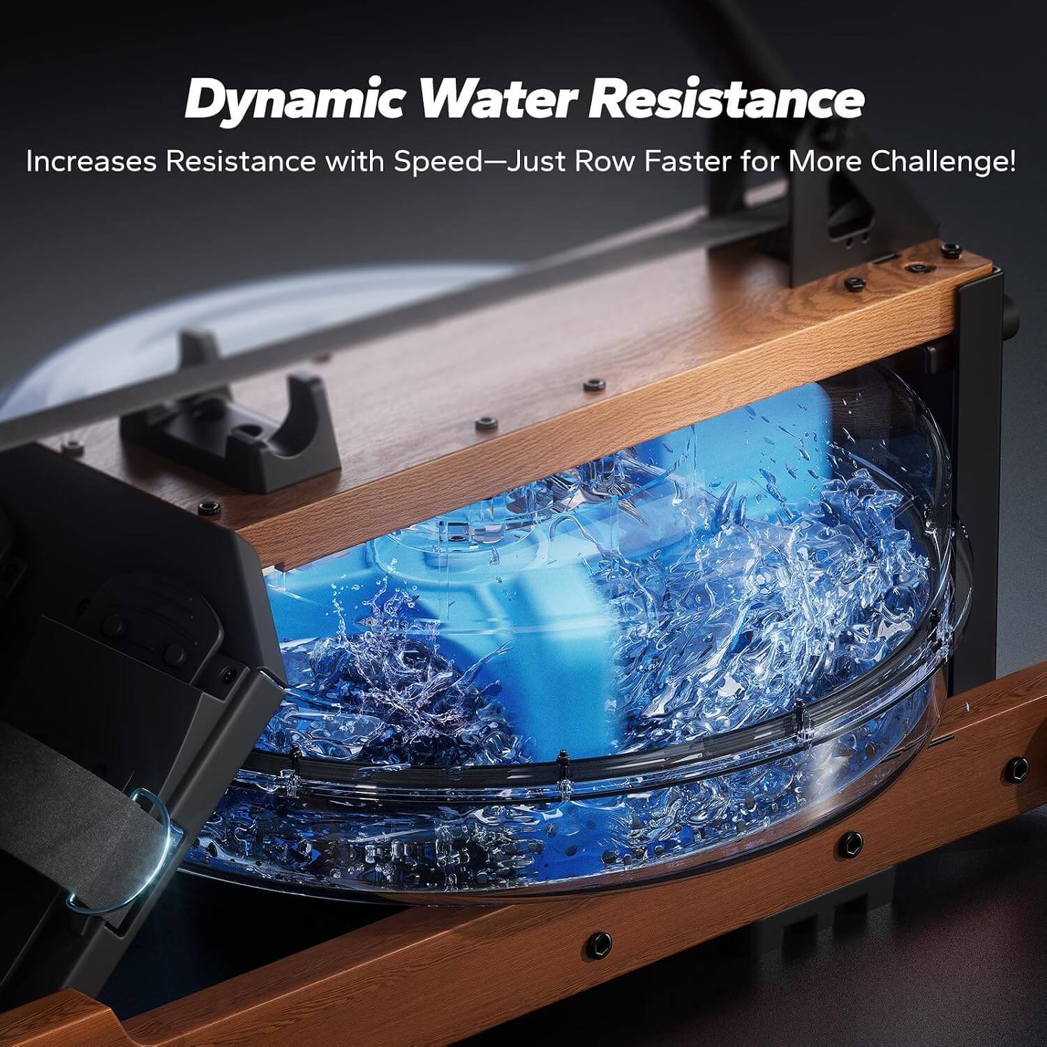 MERACH R280 Foldable Water Rowing Machine