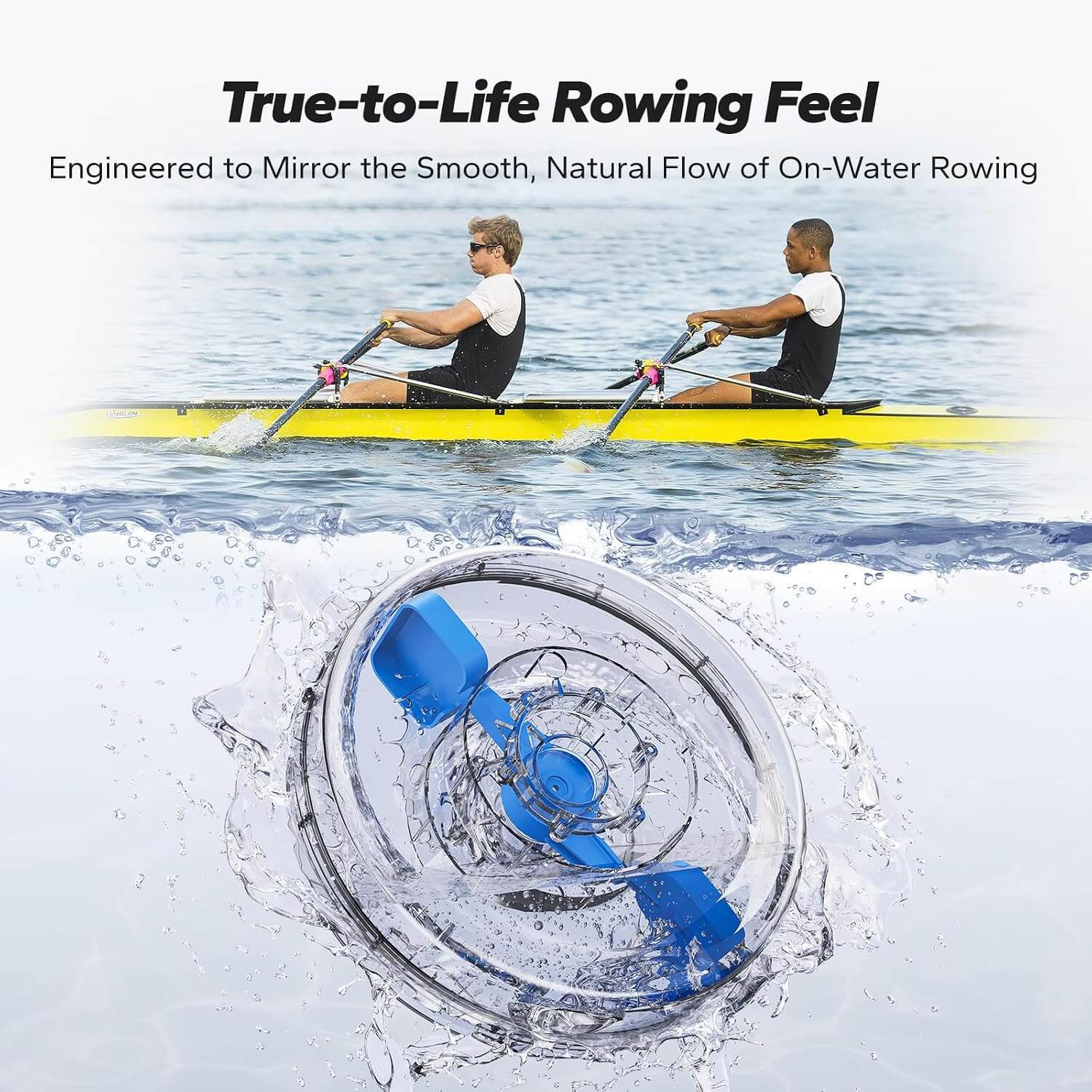MERACH R280 Foldable Water Rowing Machine
