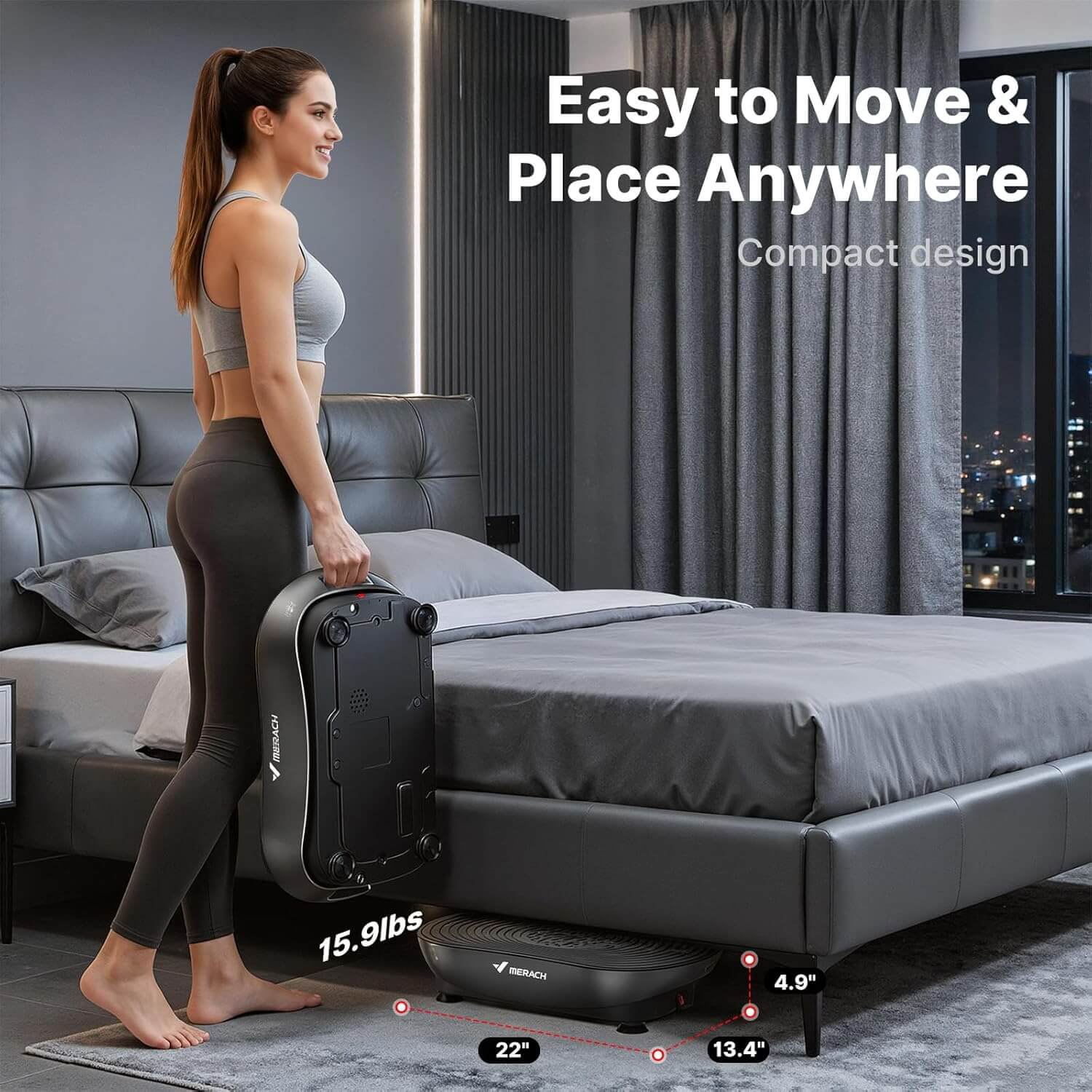 MERACH V33 Vibration Plate Exercise Machine