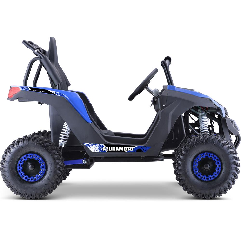 MotoTec RAIDER 1200W 48V Full Suspension Kids' Electric Utility Vehicle UTV