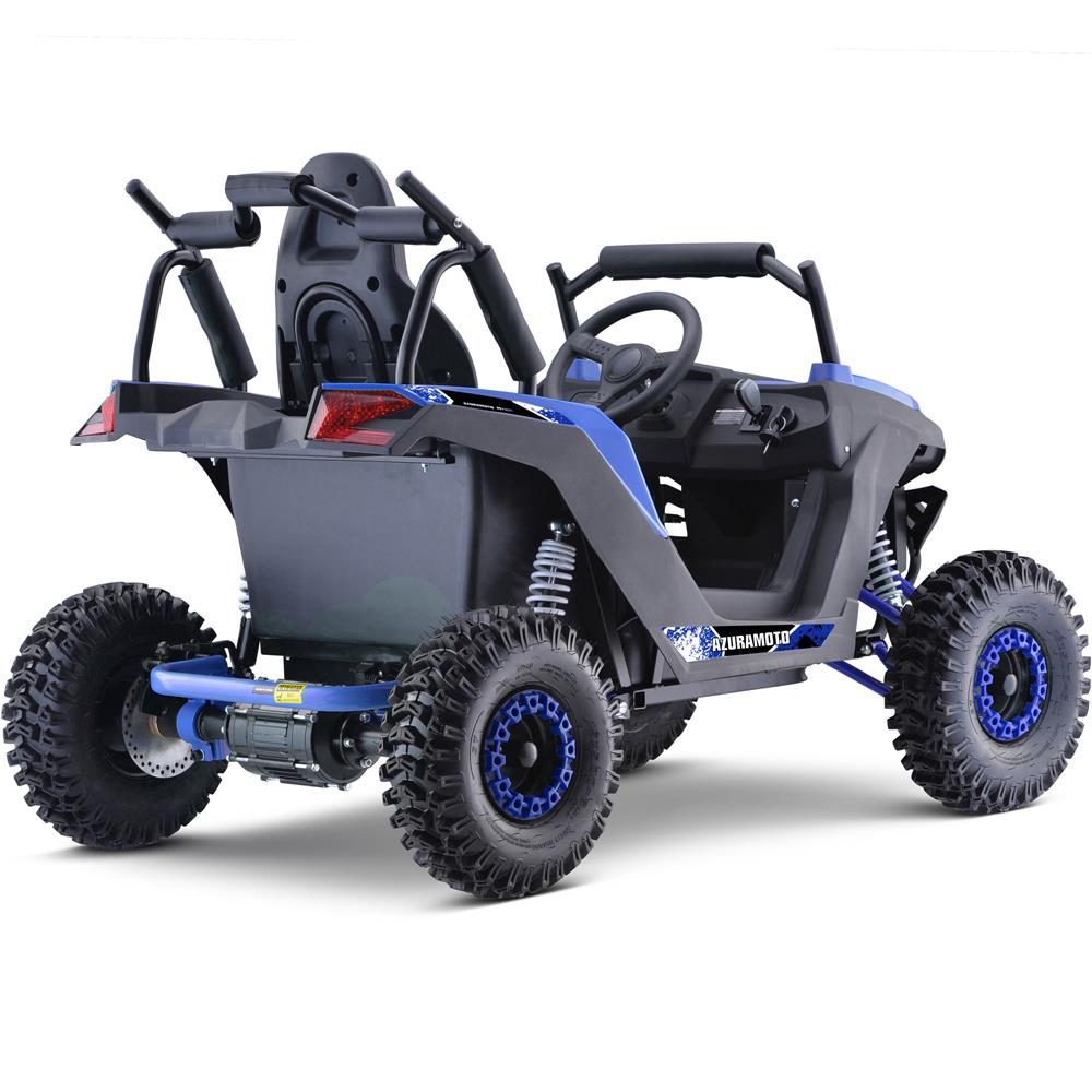 MotoTec RAIDER 1200W 48V Full Suspension Kids' Electric Utility Vehicle UTV