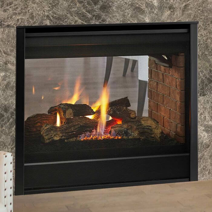 Majestic SEE-THROUGH 36" Multi-Sided Direct Vent Gas Fireplace, ST-DV36IN