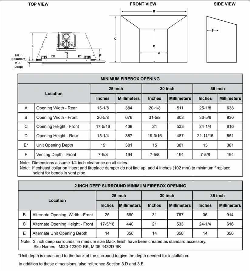 Majestic Trilliant 30" TRILLIANT30IN Direct Vent Gas Fireplace Insert, Intellifire Touch Ignition System