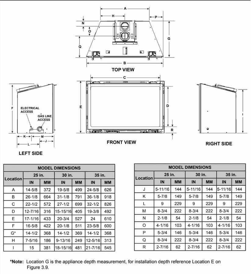 Majestic Trilliant 30" TRILLIANT30IN Direct Vent Gas Fireplace Insert, Intellifire Touch Ignition System