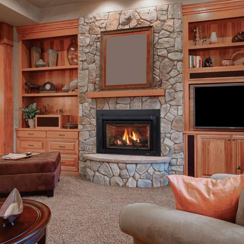 Majestic Trilliant 30" TRILLIANT30IN Direct Vent Gas Fireplace Insert, Intellifire Touch Ignition System