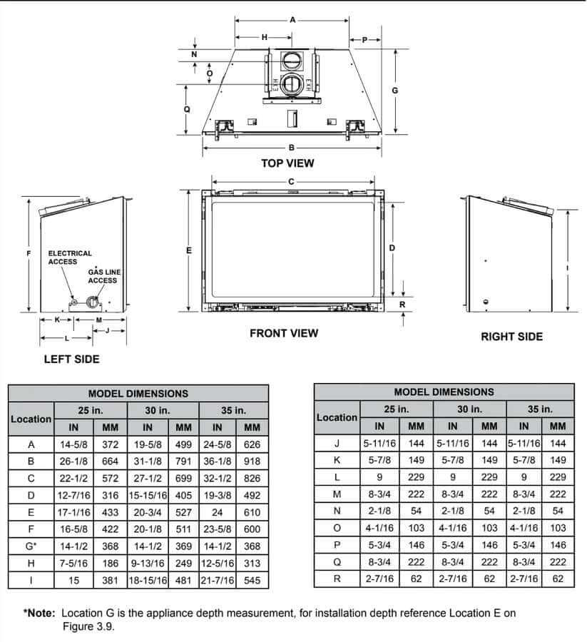 Majestic Trilliant 35" TRILLIANT35IN Direct Vent Gas Fireplace Insert, Intellifire Touch Ignition System