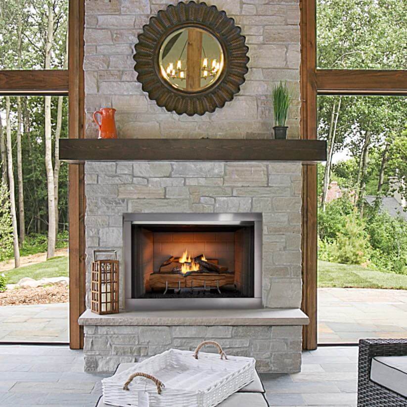 Majestic VESPER 36" Outdoor Vent-Free Gas Fireplace, VOFB36