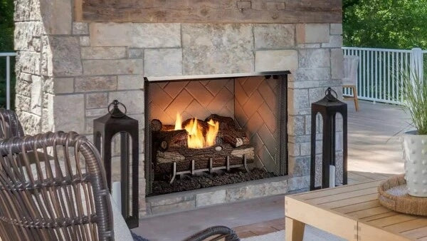 Majestic VESPER 42" Outdoor Vent-Free Gas Fireplace, VOFB42