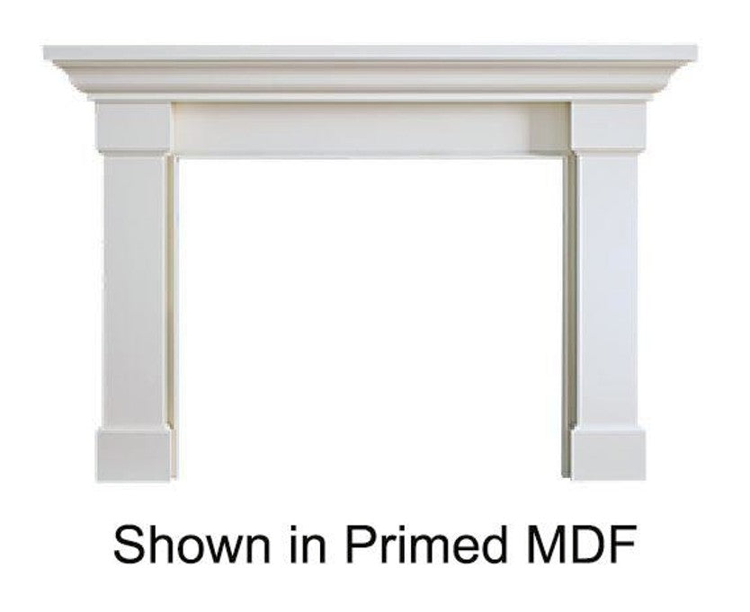 Majestic AFKDAUB Kenwood Flush Mantel for 36" Fireplace in Maple Unfinished