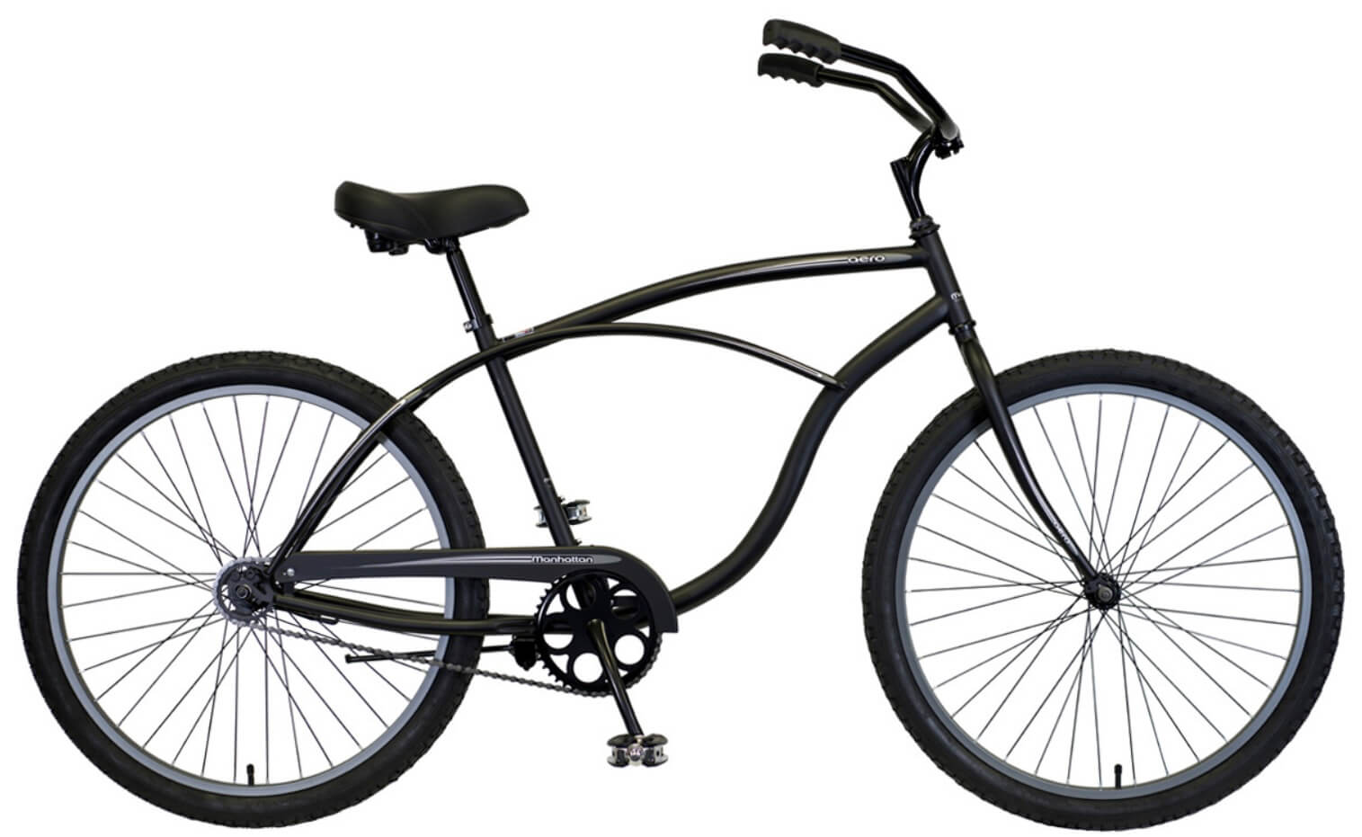 Manhattan AERO Men's Single Speed Cruiser Bike, One Size