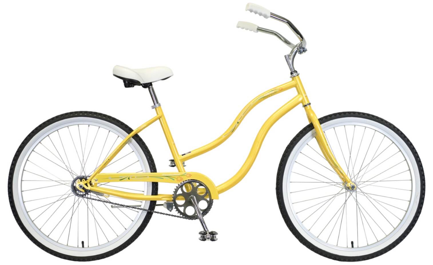 Manhattan AERO Women's Step-Through Single Speed Cruiser Bike, One Size
