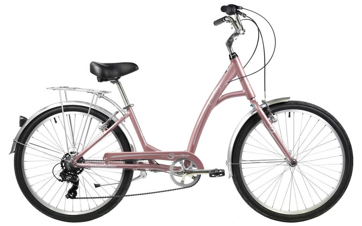 Manhattan SMOOTHIE DELUXE Women's Step-Through Cruiser Bike, One Size