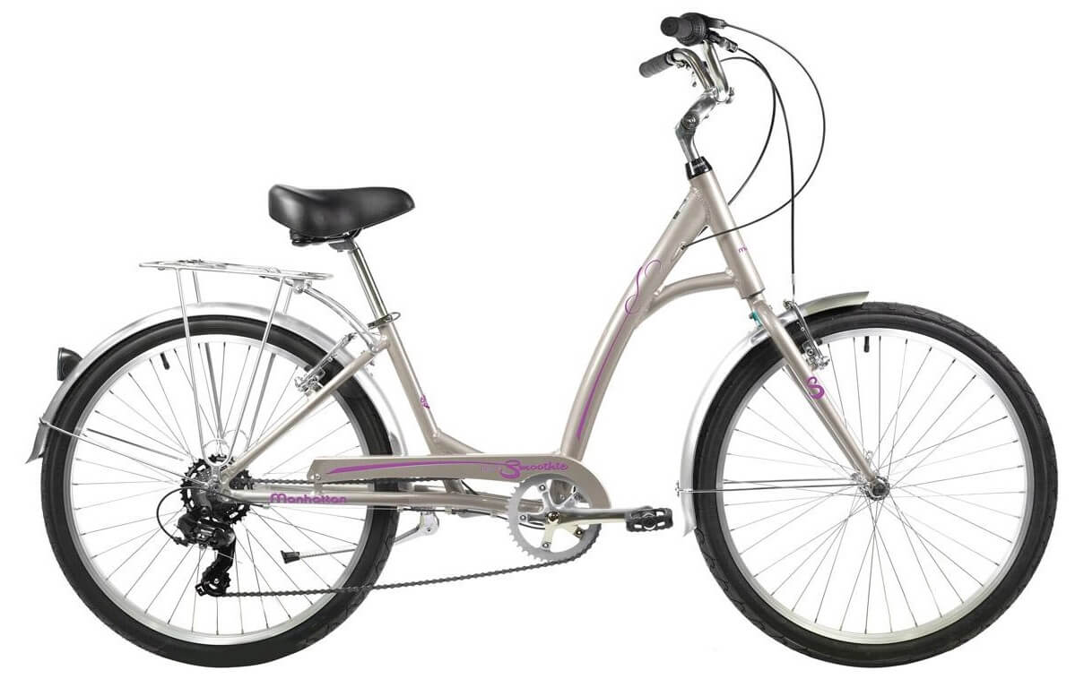 Manhattan SMOOTHIE DELUXE Women's Step-Through Cruiser Bike, One Size