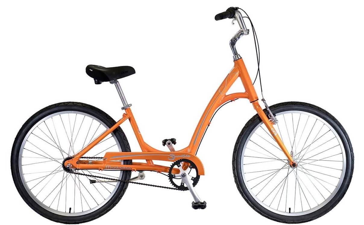 Manhattan SMOOTHIE Women's Step-Through Cruiser Bike, One Size