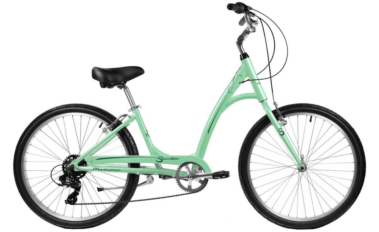 Manhattan SMOOTHIE Women's Step-Through Cruiser Bike, One Size