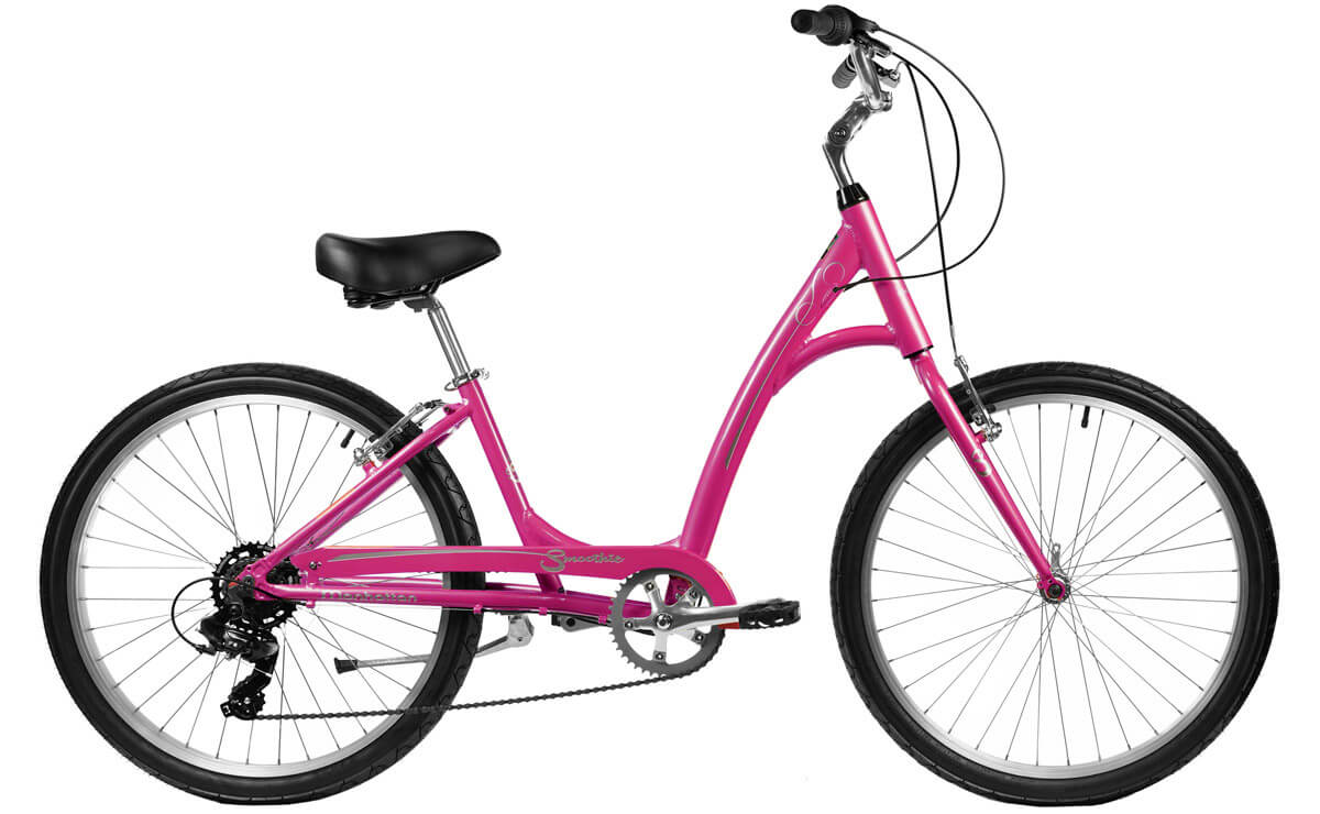 Manhattan SMOOTHIE Women's Step-Through Cruiser Bike, One Size