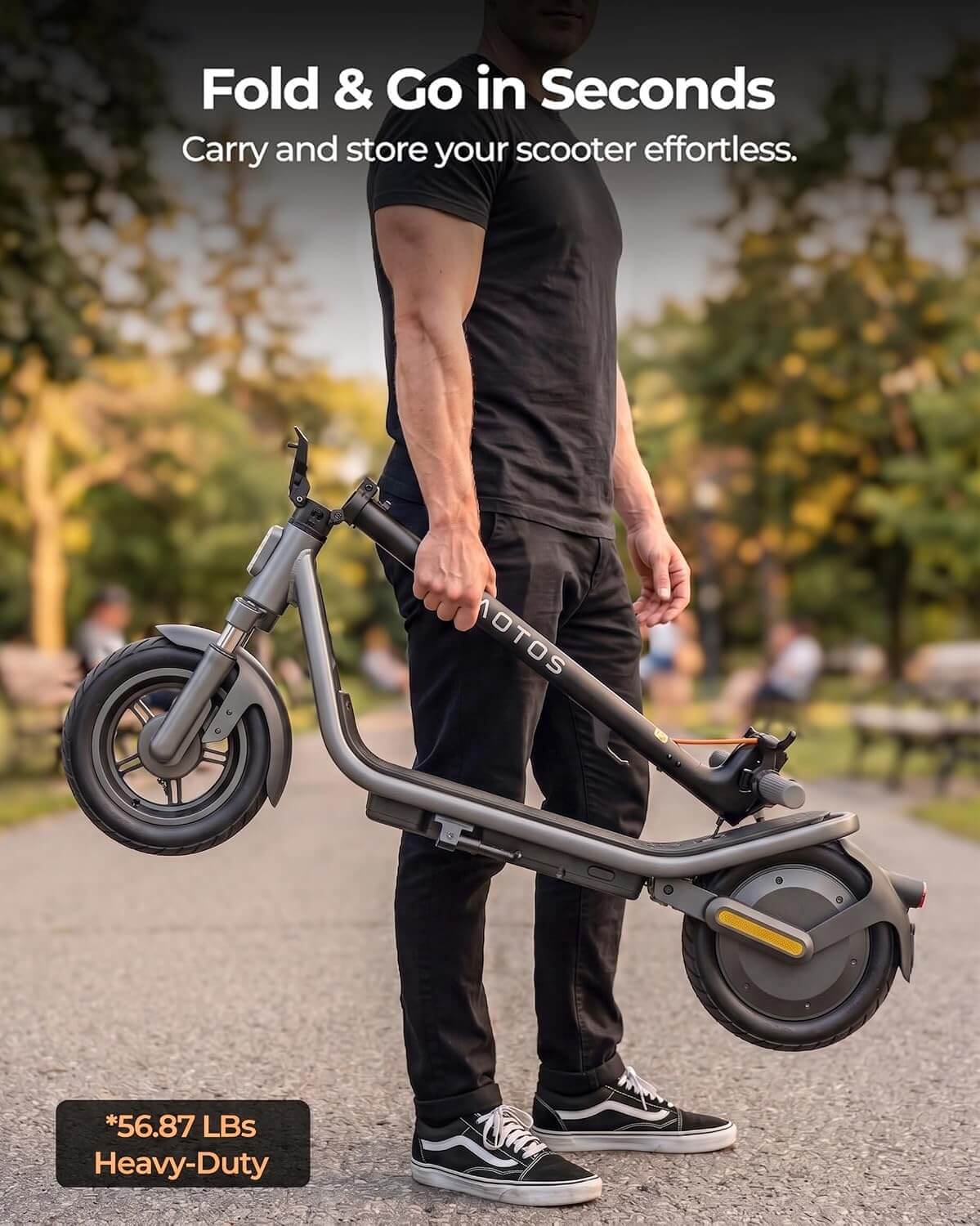 Megawheels E3 Dual Suspension All-Terrain Folding Electric Scooter