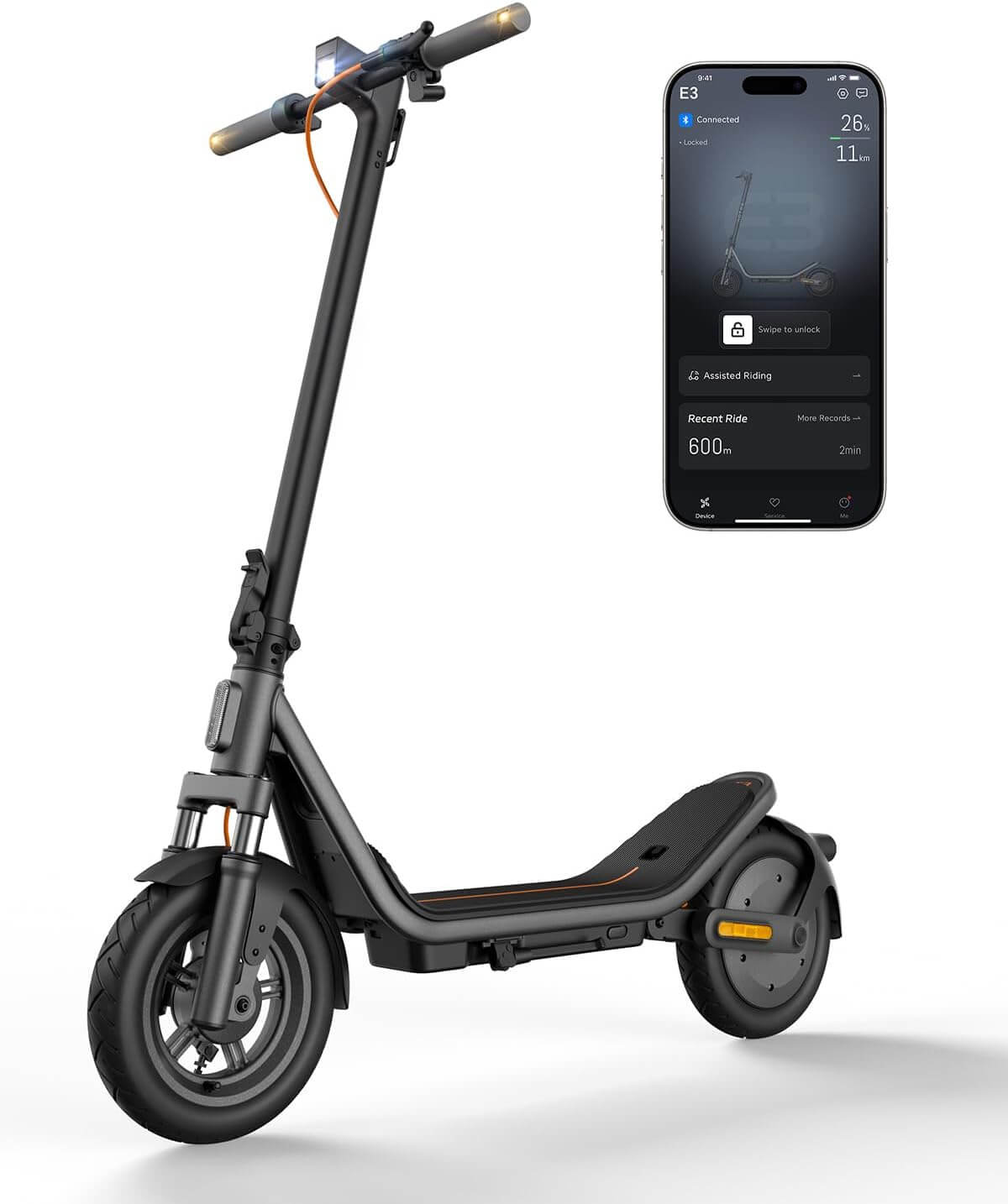 Megawheels E3 Dual Suspension All-Terrain Folding Electric Scooter