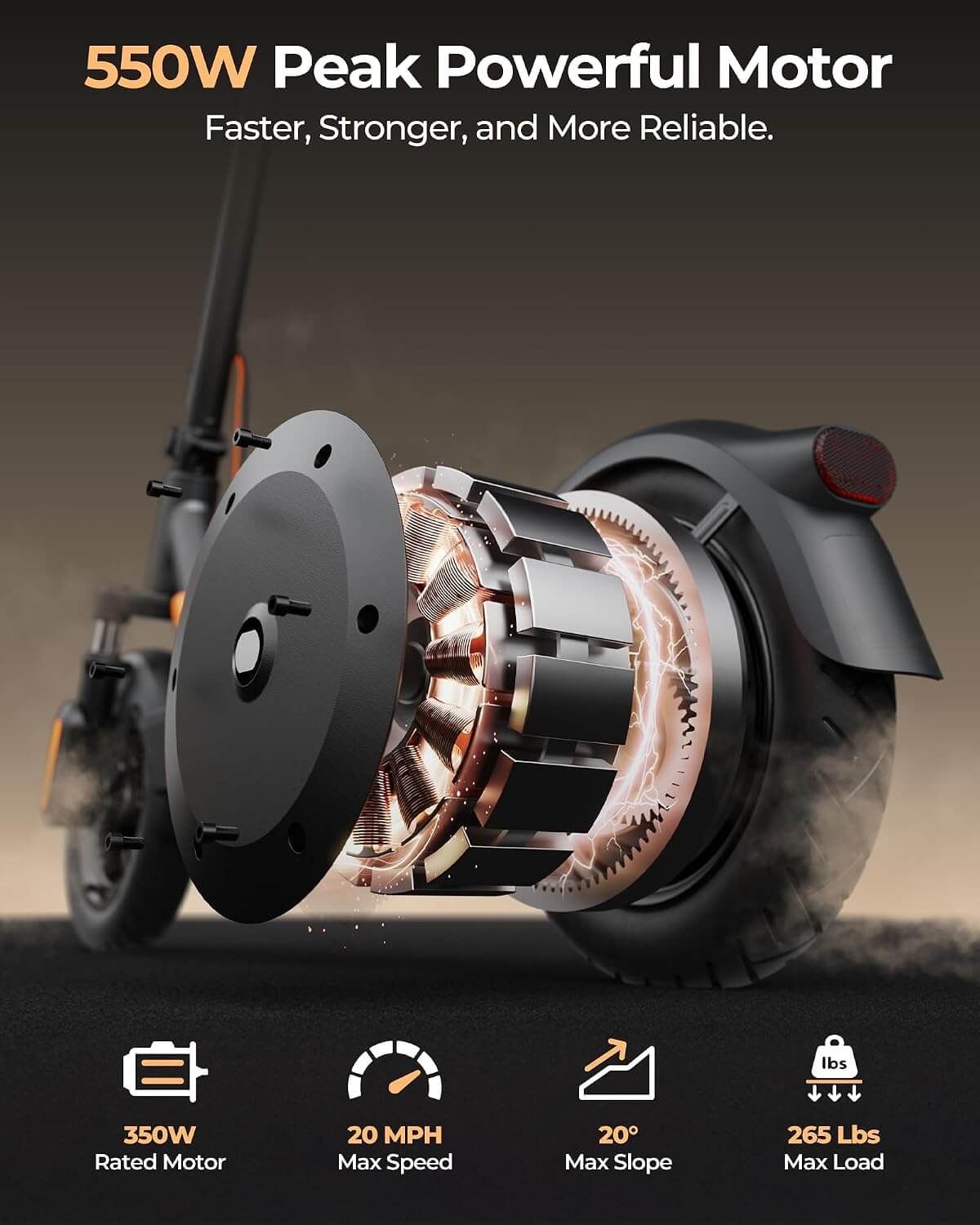 Megawheels M1 Dual Suspension All-Terrain Folding Electric Scooter