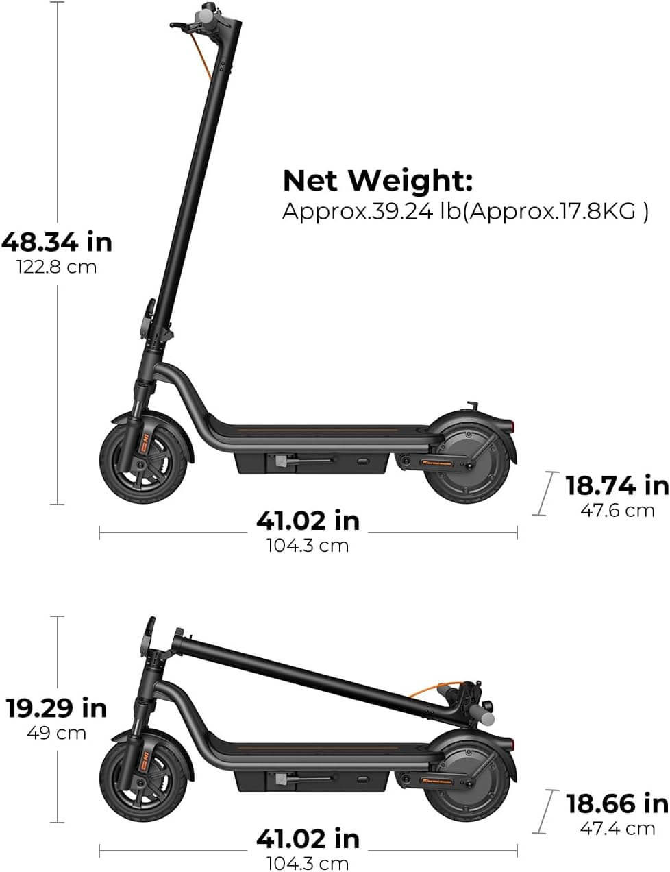 Megawheels M1 Dual Suspension All-Terrain Folding Electric Scooter