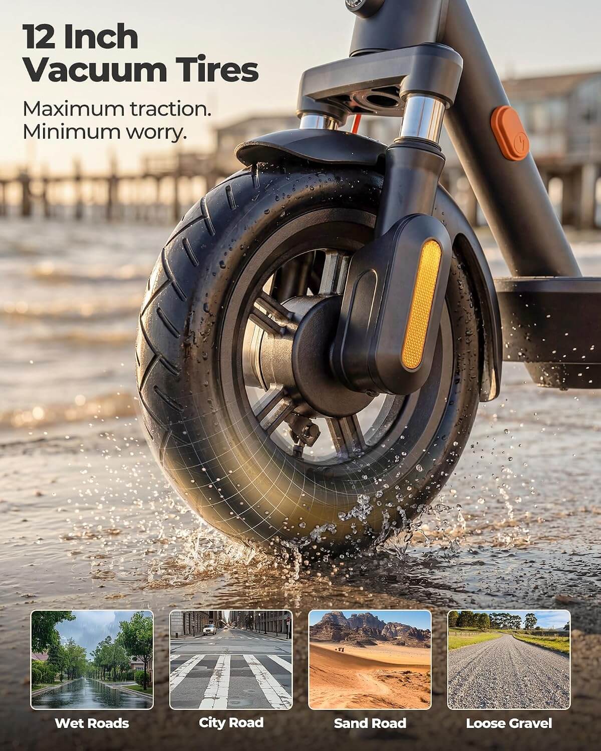 Megawheels S2A Dual Suspension All-Terrain Folding Electric Scooter