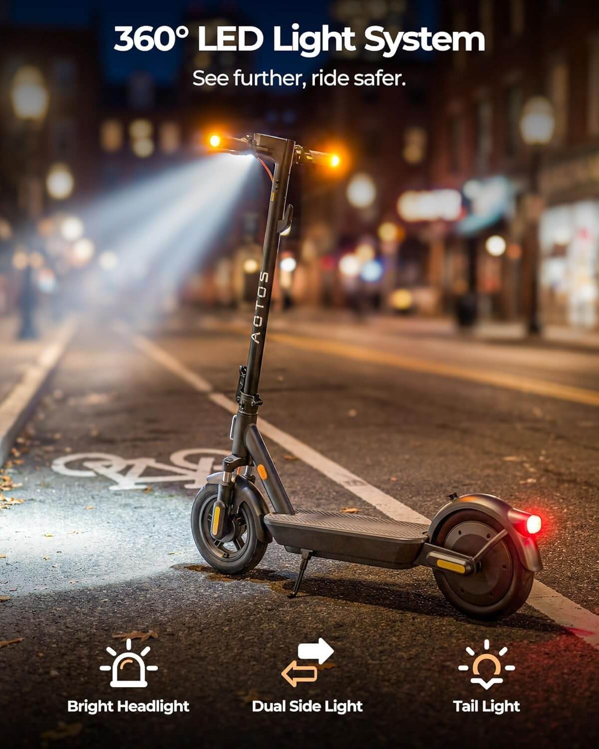 Megawheels S2A Dual Suspension All-Terrain Folding Electric Scooter