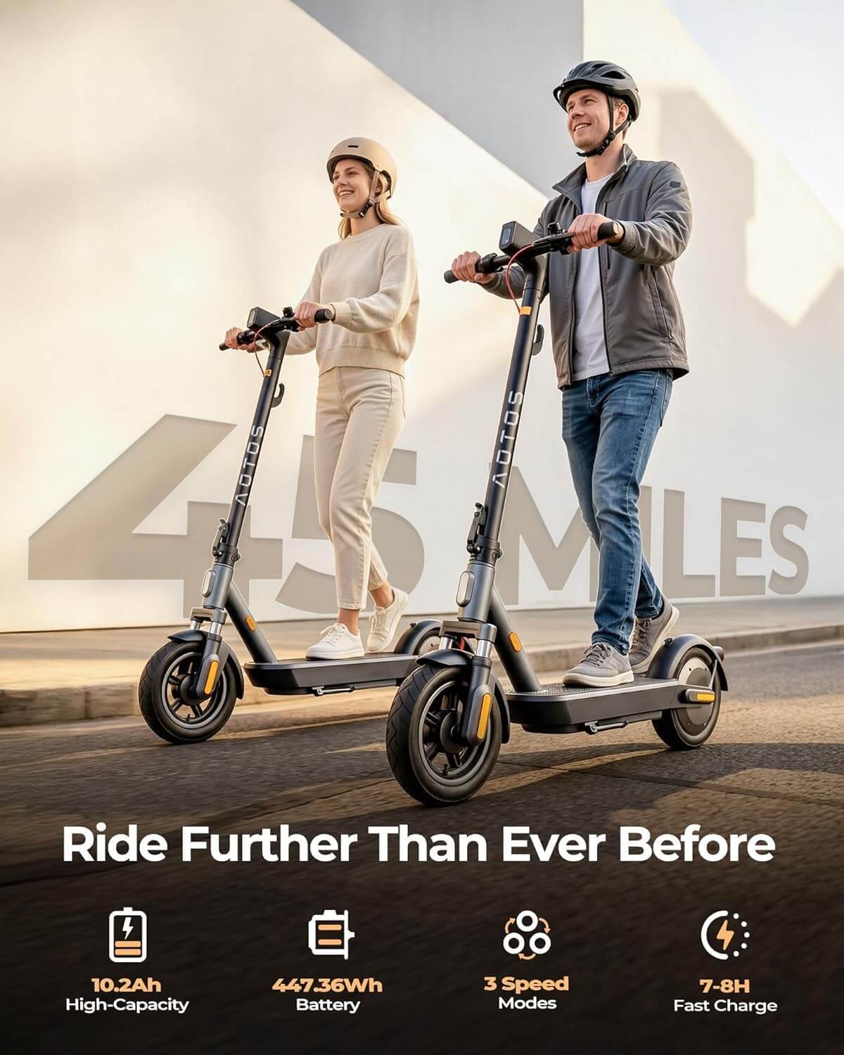 Megawheels S2A Dual Suspension All-Terrain Folding Electric Scooter